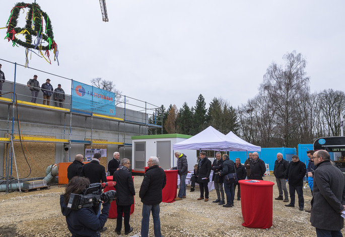 Richtfest am EVF-Datacenter im Stauferpark